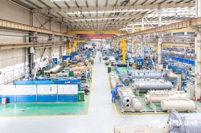 車谷這家企業生產的制冷設備,可為5000平方米建筑制冷